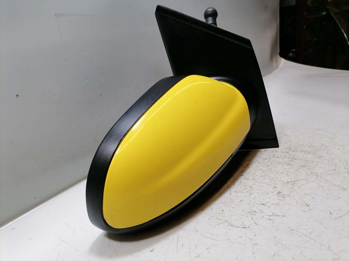 VW Fox original Au&szlig;enspiegel rechts LY1C Sonnengelb manuell verstellbar Bj.2006